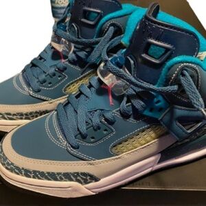 Nike Air Jordan Spizike 'Space Blue' 2014 Sz 9 Women